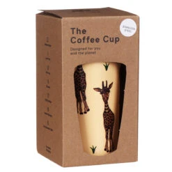 Eco Chic Beige Giraffe Stainless Steel Travel Coffee Cup -Yanke Home Shop n26 eco chic beige giraffe stainless steel travel coffee cup 04