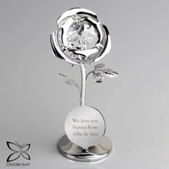 Personalised Crystocraft Rose Ornament 21 Personalised Crystocraft Rose Ornament -Yanke Home Shop p0104i34 1
