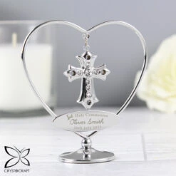Personalised 1st Holy Communion Crystocraft Cross Ornament 12 Personalised 1st Holy Communion Crystocraft Cross Ornament -Yanke Home Shop p0104k59 pmc personalised 1st holy communion crystocraft cross ornament 2
