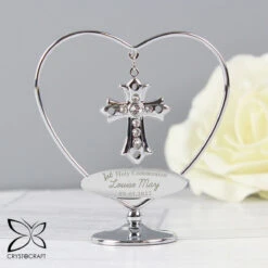 Personalised 1st Holy Communion Crystocraft Cross Ornament 13 Personalised 1st Holy Communion Crystocraft Cross Ornament -Yanke Home Shop p0104k59 pmc personalised 1st holy communion crystocraft cross ornament 3