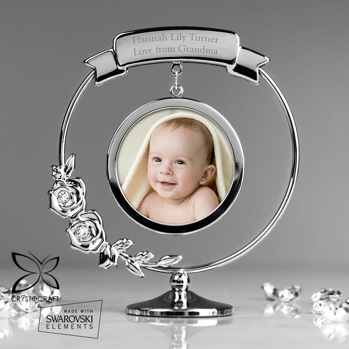 Personalised Crystocraft Photo Frame Ornament 5 Personalised Crystocraft Photo Frame Ornament - Image 3