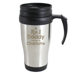 Personalised No.1 Daddy Travel Mug 8 Personalised No.1 Daddy Travel Mug -Yanke Home Shop p0104m30 personalised no.1 daddy travel mug 2