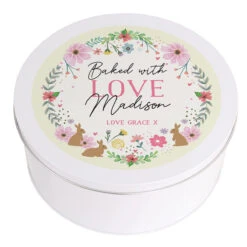 Personalised Springtime Cake Tin -Yanke Home Shop p0104m72 4
