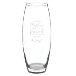 Personalised ‘First My Mother, Forever My Friend’ Bullet Vase 7 Personalised ‘First My Mother, Forever My Friend’ Bullet Vase -Yanke Home Shop p0107d69 1 1
