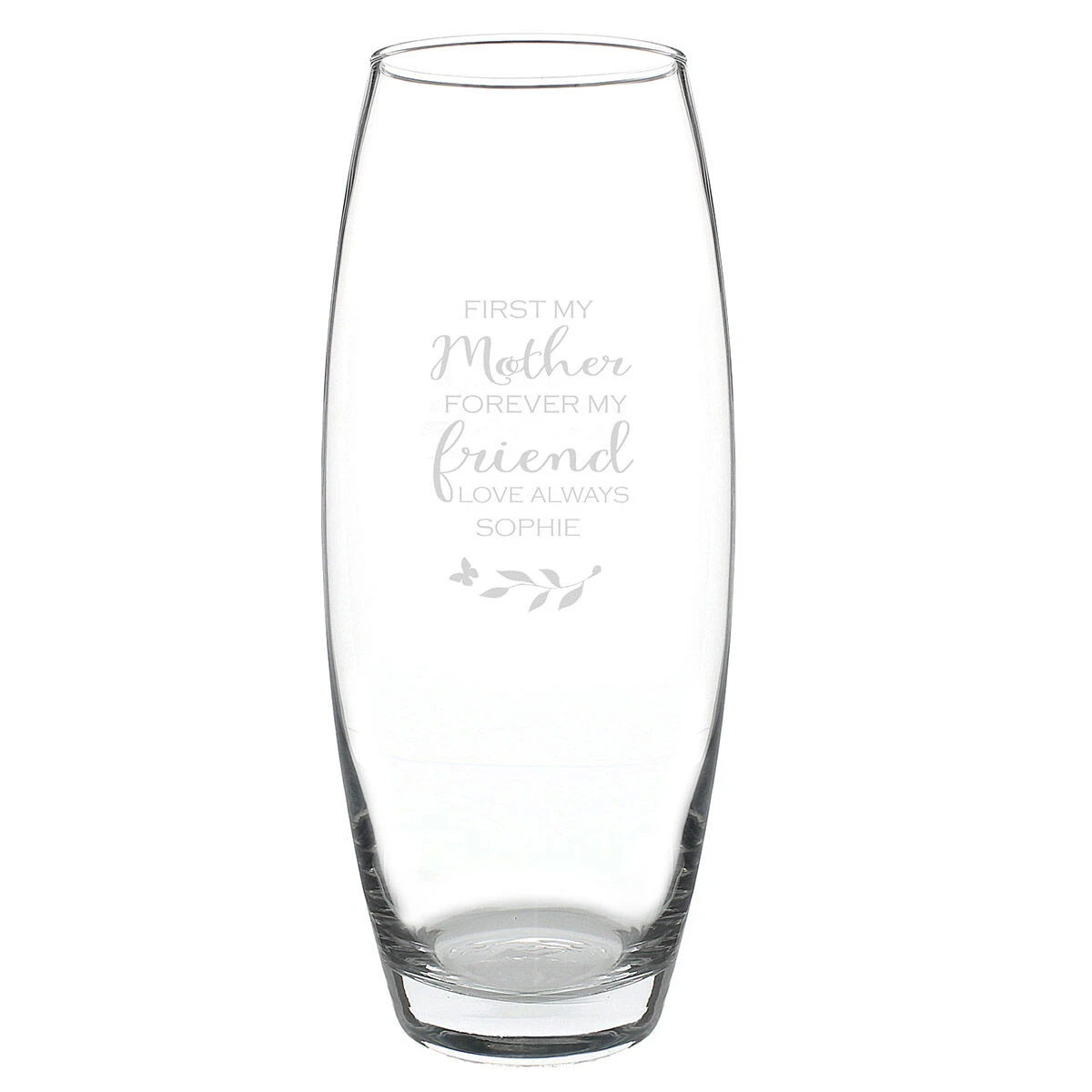 Personalised ‘First My Mother, Forever My Friend’ Bullet Vase 5 Personalised ‘First My Mother, Forever My Friend’ Bullet Vase - Image 3