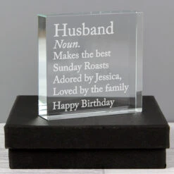 Personalised ‘Dictionary Definition’ Large Crystal Token -Yanke Home Shop p0107g53 personalised dictionary definition large crystal token 5