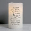 Personalised Carried For A Moment LED Candle 1 Personalised Carried For A Moment LED Candle -Yanke Home Shop p0409d95 personalised carried for a moment led candle 1