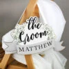 Personalised ‘The Groom’ Wooden Hanging Decoration -Yanke Home Shop p071194 personalised the groom wooden hanging decoration 1