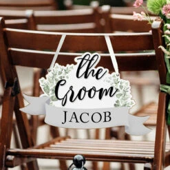 Personalised ‘The Groom’ Wooden Hanging Decoration 9 Personalised ‘The Groom’ Wooden Hanging Decoration -Yanke Home Shop p071194 personalised the groom wooden hanging decoration 3