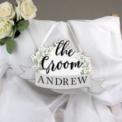 Personalised ‘The Groom’ Wooden Hanging Decoration 10 Personalised ‘The Groom’ Wooden Hanging Decoration -Yanke Home Shop p071194 personalised the groom wooden hanging decoration 4