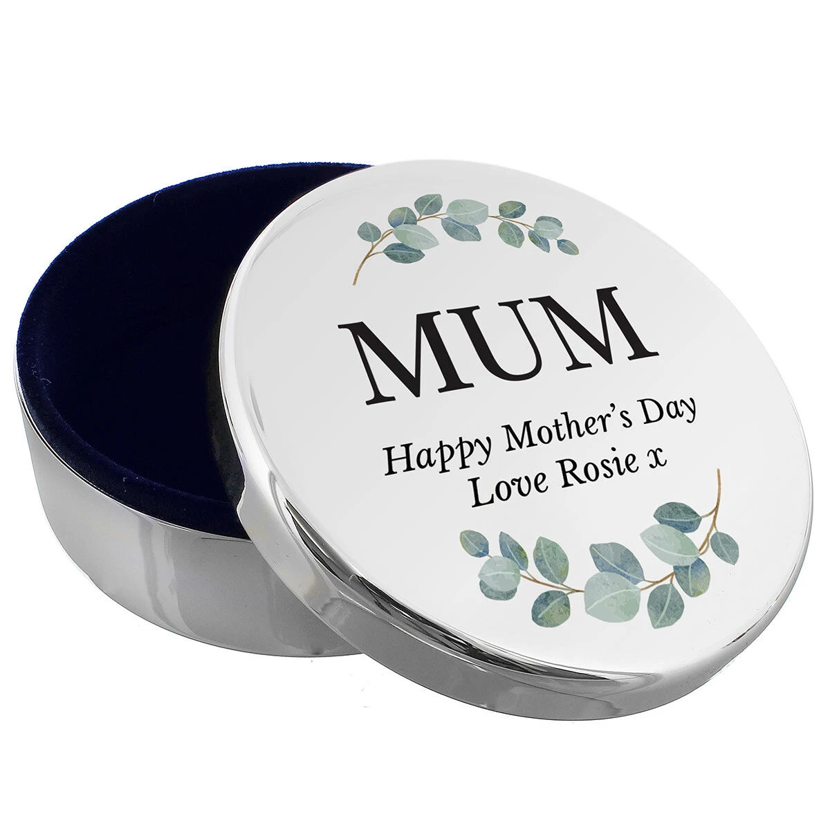 Personalised Botanical Round Trinket Box 4 Personalised Botanical Round Trinket Box - Image 2