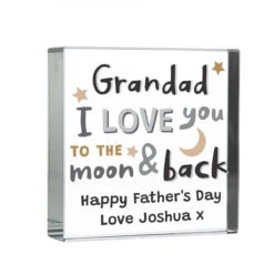 Personalised To The Moon And Back Large Crystal Token -Yanke Home Shop p1007d70 personalised to the moon and back large crystal token 2