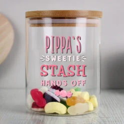 Personalised Sweetie Stash Jar 8 Personalised Sweetie Stash Jar -Yanke Home Shop p1007d74 personalised sweetie stash 4