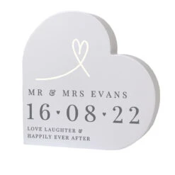 Personalised Free Text Free Standing Heart Ornament -Yanke Home Shop p1011f49 pmc personalised free text free standing heart ornament 5