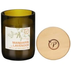 Paddywax Eco 226g Mandarin And Lavender Green Recycled Glass Soy Candle -Yanke Home Shop paddywax eg02eu eco mandarin lavender recycled glass candle 03