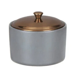 Paddywax Hygge 141g Vetiver & Cardamom Grey Ceramic Soy Candle