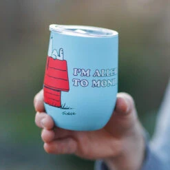 House Of Disaster Peanuts ‘I’m Allergic To Mondays’ Travel Tumbler -Yanke Home Shop peacupmo house of disaster peanuts im allergic to mondays travel tumbler lifestyle1