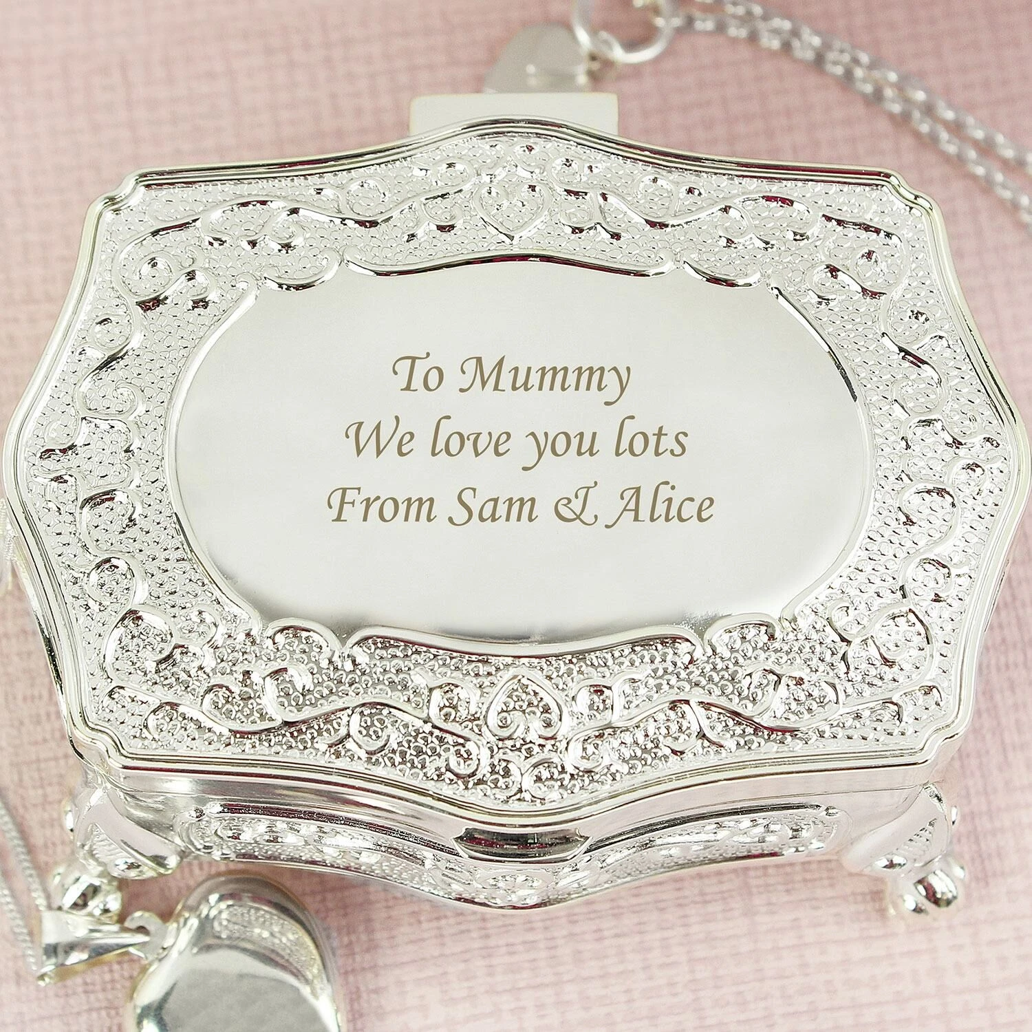 Personalised Small Antique Trinket Box 4 Personalised Small Antique Trinket Box - Image 2