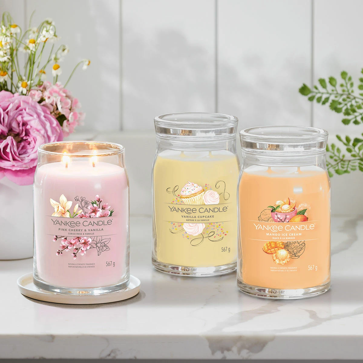 Yankee Candle Mango Ice Cream Signature Large Jar Candle 7 Yankee Candle Mango Ice Cream Signature Large Jar Candle - Image 5