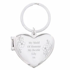 Front Page -Yanke Home Shop pmc personalised p0102z25 floral heart poto frame keyring 02