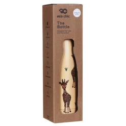 Eco Chic Beige Giraffe 500ml Thermal Drinks Bottle -Yanke Home Shop t37 eco chic beige giraffe 500ml thermal drinks bottle 02