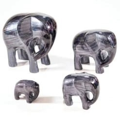 Tilnar Art Aluminark Brushed Black Large Elephant -Yanke Home Shop tilnar art aluminark brushed black elephant group