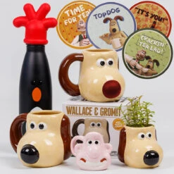 Wallace & Gromit– Gromit Shaped Cookie Jar -Yanke Home Shop wallace and gromit range shot 6