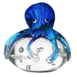 Front Page -Yanke Home Shop widdop co 60208 objets d art blue octopus glass figurine 1