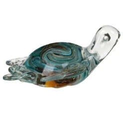 Widdop & Co Objets D’Art Turtle Glass Figurine -Yanke Home Shop widdop co 62404 objets d art turtle glass figurine 3