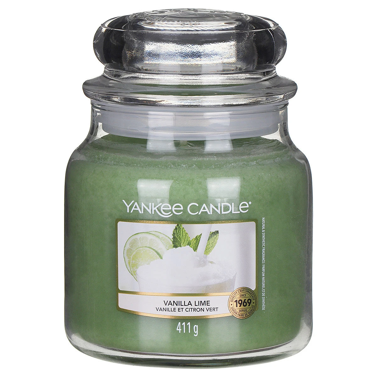 Yankee Candle Vanilla Lime Medium Jar Candle 3 Yankee Candle Vanilla Lime Medium Jar Candle