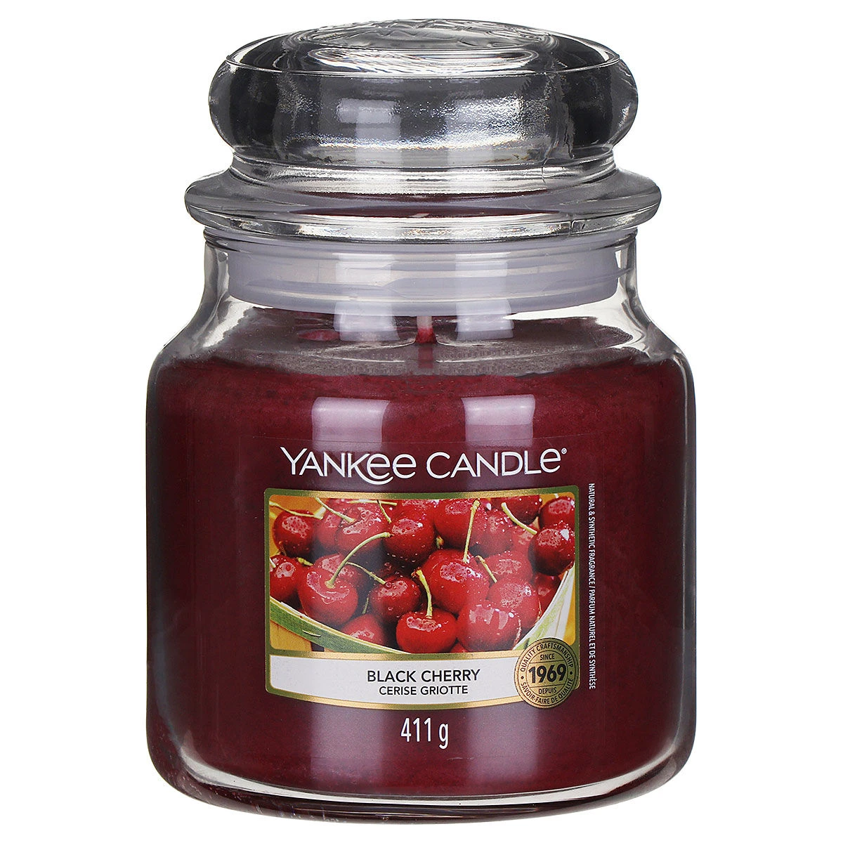Yankee Candle Black Cherry Medium Jar Candle 3 Yankee Candle Black Cherry Medium Jar Candle