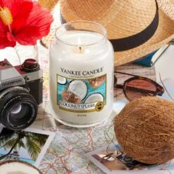 Yankee Candle Coconut Splash Large Jar Candle -Yanke Home Shop yankee candle 1577807e large jar coconut splash 02