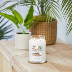 Yankee Candle Coconut Beach Signature Large Jar Candle -Yanke Home Shop yankee candle 1629967e coconut beach signature large jar candle lifestyle 1