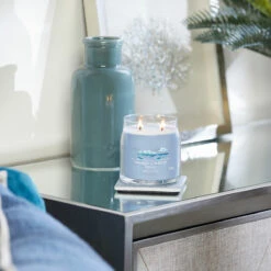 Yankee Candle Ocean Air Signature Medium Jar Candle -Yanke Home Shop yankee candle 1630018e ocean air signature medium jar candle lifestyle 1