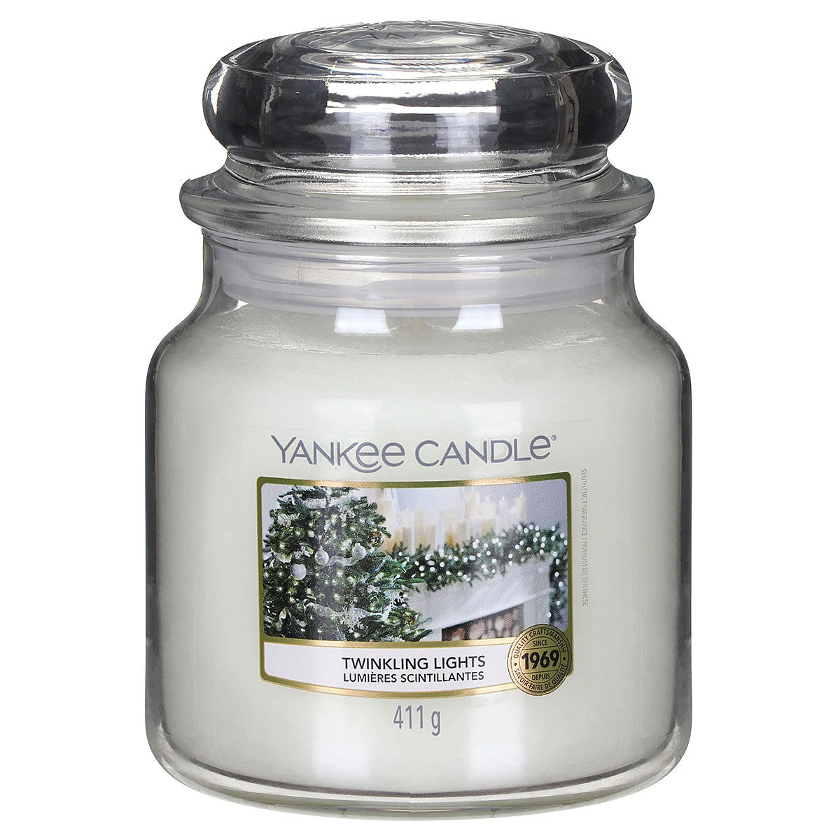 Yankee Candle Twinkling Lights Medium Jar Candle 3 Yankee Candle Twinkling Lights Medium Jar Candle