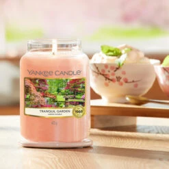 Yankee Candle Tranquil Garden Large Jar Candle -Yanke Home Shop yankee candle 1632323e tranquil garden large jar candle lifestyle