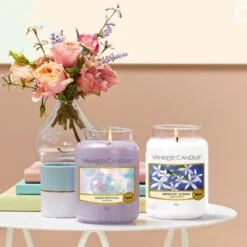 Yankee Candle Midnight Jasmine Large Jar Candle -Yanke Home Shop yankee candle sweet nothings midnight jasmine lifestyle 1